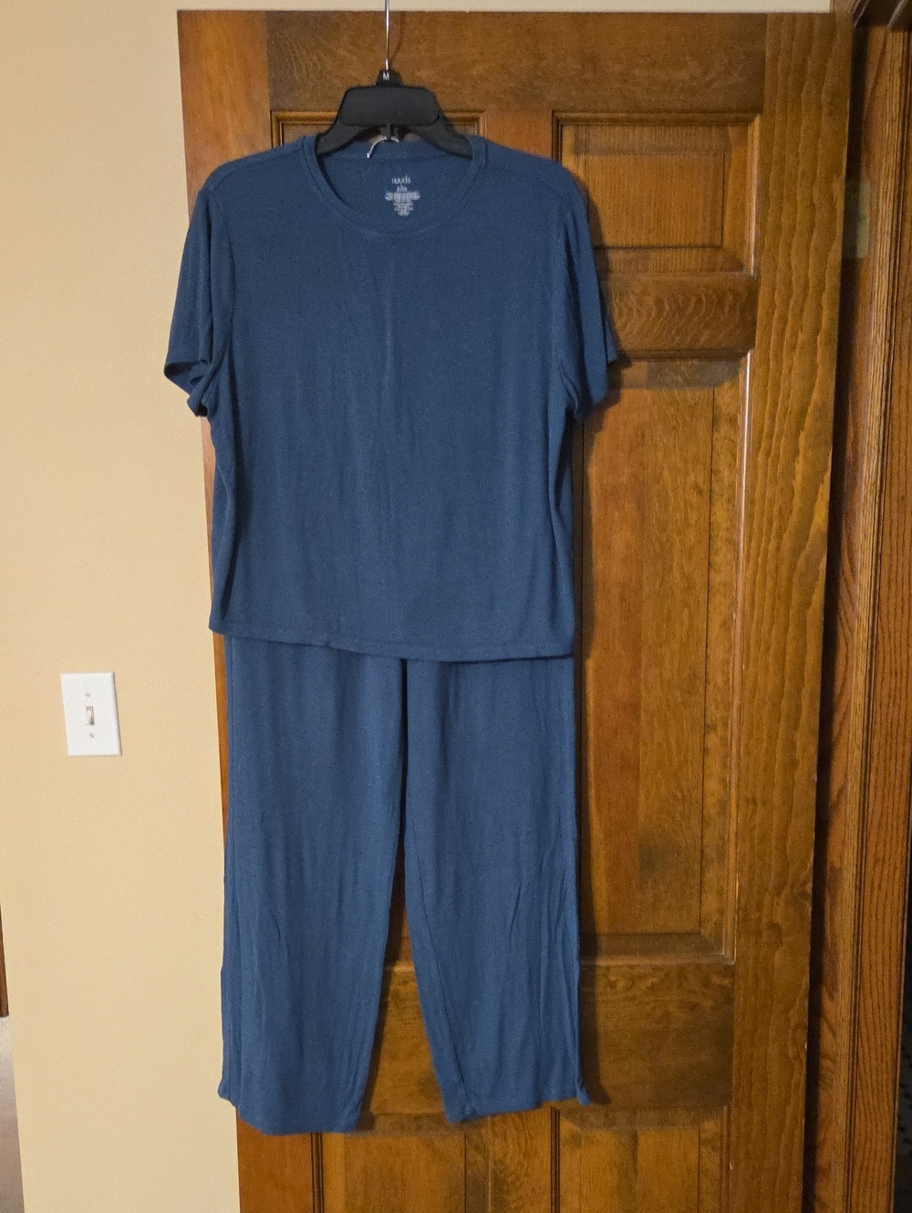 nuuds Blue Two-Piece Pajama Set
